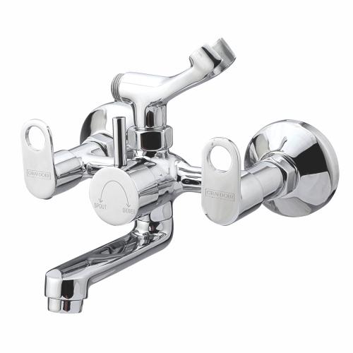 Wall Mixer Telephonic with Hand Shower Arrangement
